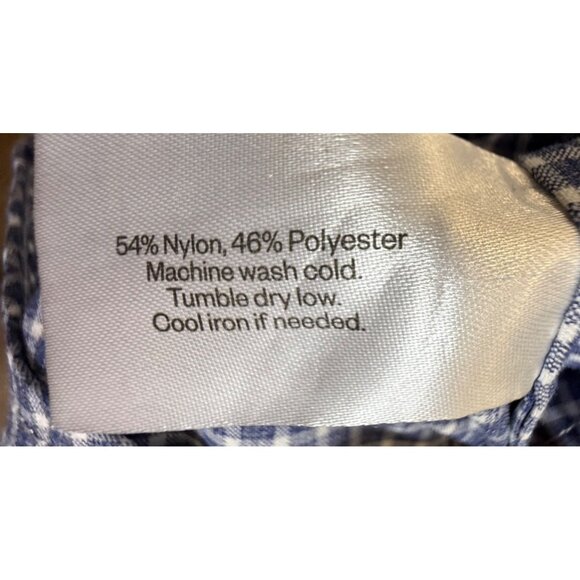 Ministry Of Supply Mens Blue Gingham Button-Down Shirt M Slim Fit Workwear - Picture 6 of 6